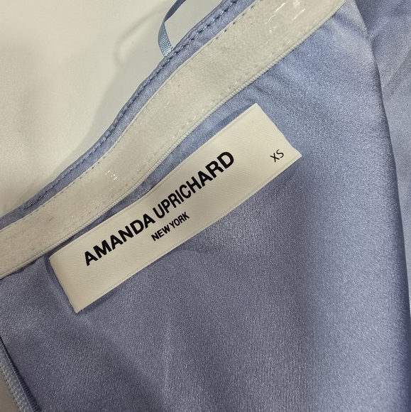 Amanda Uprichard Saretha Dress in Baby Blue - Picture 10 of 12